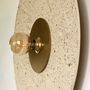 Office design and planning - L'DECLINE+ wall lamp/ceiling lamp with gold electric mount - L'CRAFT