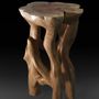 Coffee tables - Perun, Sculptural Full-Size Bar Table, Unique Carving, Logniture - LOGNITURE