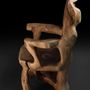 Fauteuils de jardin - Veles, fauteuil en bois sculpté dans une seule pièce de bois - LOGNITURE