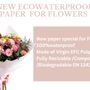 Décorations florales - PAPIER D'EMBALLAGE FLEURS  100% WATERPROOF - CHIC&PAPER