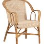 Armchairs - MARCEL woven rattan armchair - KOK MAISON