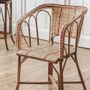 Armchairs - BAGATELLE traditional woven rattan armchair - KOK MAISON