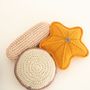 Cushions - Hand-knitted bolster throw cushion - ANZY HOME