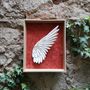Objets de décoration - Bruissement, ailes en papier, encadrées - NOLVENN LE GOFF