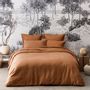 Bed linens - Nouvelle Vague Teck - French Linen Bed Set - ALEXANDRE TURPAULT