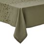 Linge de table textile - Ramage Kaki - Nappe en lin brodée - ALEXANDRE TURPAULT