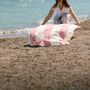 Bath towels - BEACH TOWEL DUSTY PINK - GENUIN