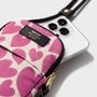 Clutches - Pink Love recycled Phone Bag ♻️ - WOUF