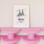 Poster - "GET LUCKY" Luxury art print / Wall Decor / Interior styling. A3 and above. - KIKI GUNN