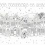 Licensed products - Customizable card - DIY - The CHRISTMAS VISITORS - MES COLORIAGES POPUP
