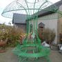 Gazebos - Bench Arras with Parasol - JARDIN  FURNITURE
