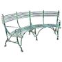 Lawn sofas   - Bench Arras curved - JARDIN  FURNITURE