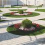 Lawn sofas   - Bench Arras curved - JARDIN  FURNITURE