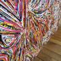 Unique pieces - Sculpture recycled paper OSCILLATIONS Wall decoration - HELENE SIELLEZ