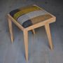 Stools - Mesh & felt seats - GHISLAINE GARCIN MAILLE&FEUTRE