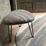 Stools - Mesh & felt seats - GHISLAINE GARCIN MAILLE&FEUTRE
