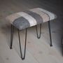 Stools - Mesh & felt seats - GHISLAINE GARCIN MAILLE&FEUTRE