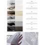 Rideaux et voilages - Textile adhésif pour vitrage Squid CHALK - ACTE-DECO