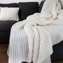 Throw blankets - CANNES plaid - Wool & alpaca - MAISON BONNEFOY