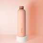 Objets design - Terra + Peach | Driss | Insulated Stainless Steel Water Bottle - PORTER GREEN
