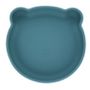 Repas pour enfant - Assiette ours silicone bleu ciel - LE PETIT SOUK