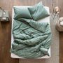 Bed linens - LOUISE — duvet cover & pillowcase — fir green - LAVIE HOME