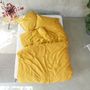 Bed linens - LOUISE — duvet cover & pillowcase — honey - LAVIE HOME