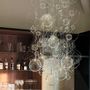 Hanging lights - Bubble Fiber Optic Bubble Chandelier - MOSS SERIES