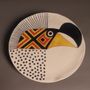 Formal plates - Reina del Darién watercolor plates - ETHIC & TROPIC CORINNE BALLY