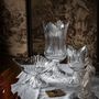 Caskets and boxes - Chiara Cut Crystal Candle Holder - LEONE DI FIUME