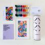 Cadeaux - Jungley Flowers | Kit de broderie petit point tapisserie | DIY broderie moderne - UNWIND STUDIO