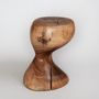 Other tables - Logniture, Unique Solid Wood Sculptural Side Table, Original Contemporary Design - LOGNITURE