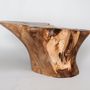 Coffee tables - Logniture, Unique Solid Wood Sculptural stool, Side Table, Nght Table, Pedestal, Original Contemporary Design - LOGNITURE