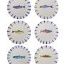 Everyday plates - GONE FISHING COLLECTION - SET 6u - THE PLATERA