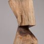 Unique pieces - Logniture, Unique Solid Wood Sculptural stool, Side Table, Nght Table, Pedestal, Original Contemporary Design - LOGNITURE