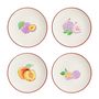 Everyday plates - FRUIT COLLECTION - SET 4u - THE PLATERA
