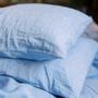 Bed linens - PILLOWCASE OCEAN BLUE - GENUIN