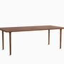 Dining Tables - CAST table 220cm x 110cm walnut - MOR DESIGN