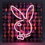 Desk lamps - 'Bunny' Acrylic Box Neon Light with Sequins - Locomocean x PLAYBOY - LOCOMOCEAN