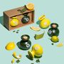 Céramique - Huile d'olive extra vierge au citron et à l'origan - LADOLEA OLIVE OIL
