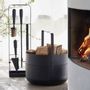 Design objects - Emma Basket - Noir - ELDVARM