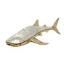Decorative objects - Mother of pearl and recycled brass whale shark box - WILD BY MOSAIC