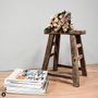 Stools - Old rectangular stool - PAGODA INTERNATIONAL