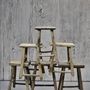 Stools - Old rectangular stool - PAGODA INTERNATIONAL