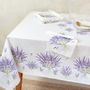 Linge de table textile - Nappe imprimée placée - Bonnieux - TISSUS TOSELLI