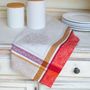 Tea towel - Jacquard tea towel - Océane - TISSUS TOSELLI