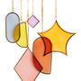 Art glass - Hanging glass mobile - MADAM STOLTZ