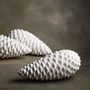 Other Christmas decorations - PINUS maritima, cones/decorative objects, handmade, porcelain, porcelain bones, Christmas - KLATT OBJECTS