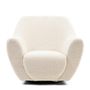 Lounge chairs - The Jill Swivel Chair White San - RIVIÈRA MAISON