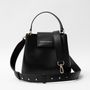 Bags and totes - Black vegan leather handbag in seal shape - CARMEN & SIMONE